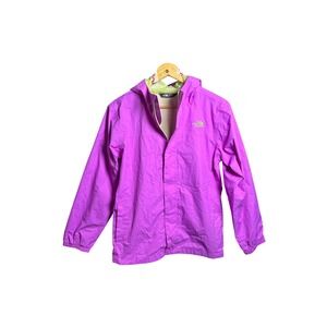 The North Face Girls XL Purple DryVent Hooded Rain Jacket Lightweight